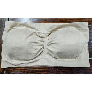 COOBIE BANDEAU ONE SIZE NUDE BEIGE STYLE 9002 NEW WITH OUT TAGS
